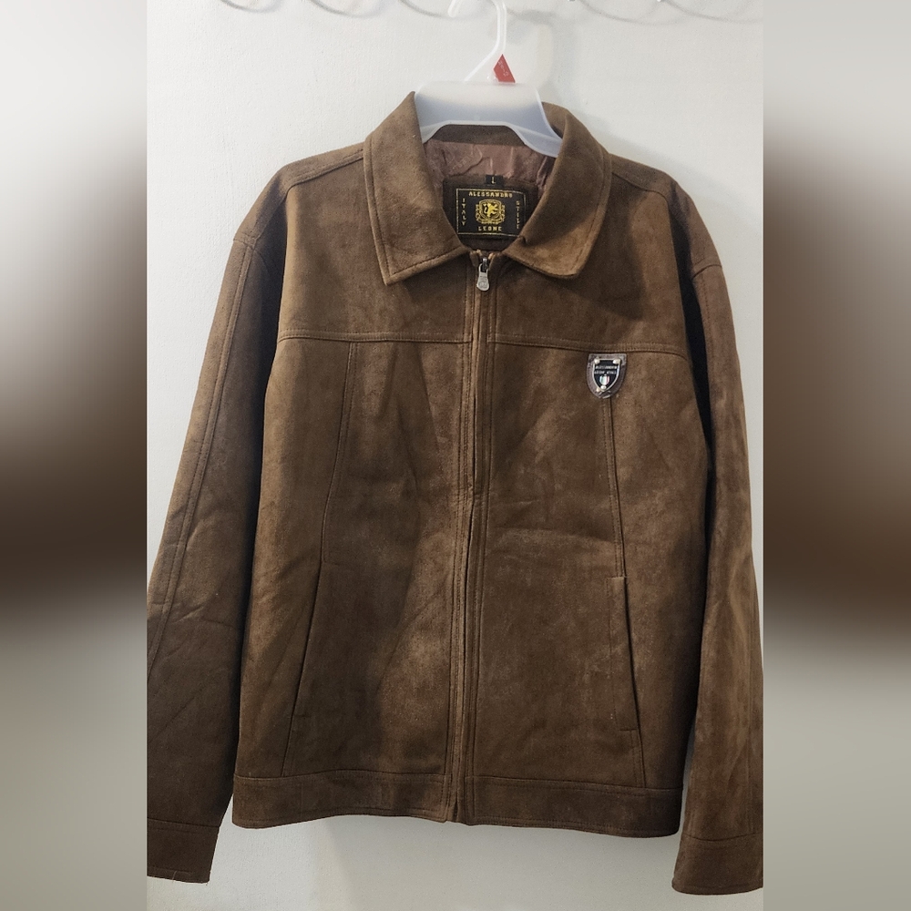 Men's Brown Leather Jacket